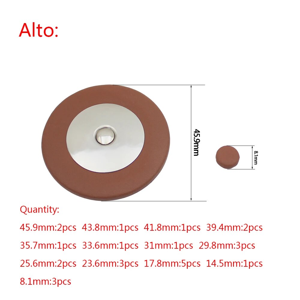 Saxophone Pads Universal Butto - Musical Instrument Oboe ulasan dan harga