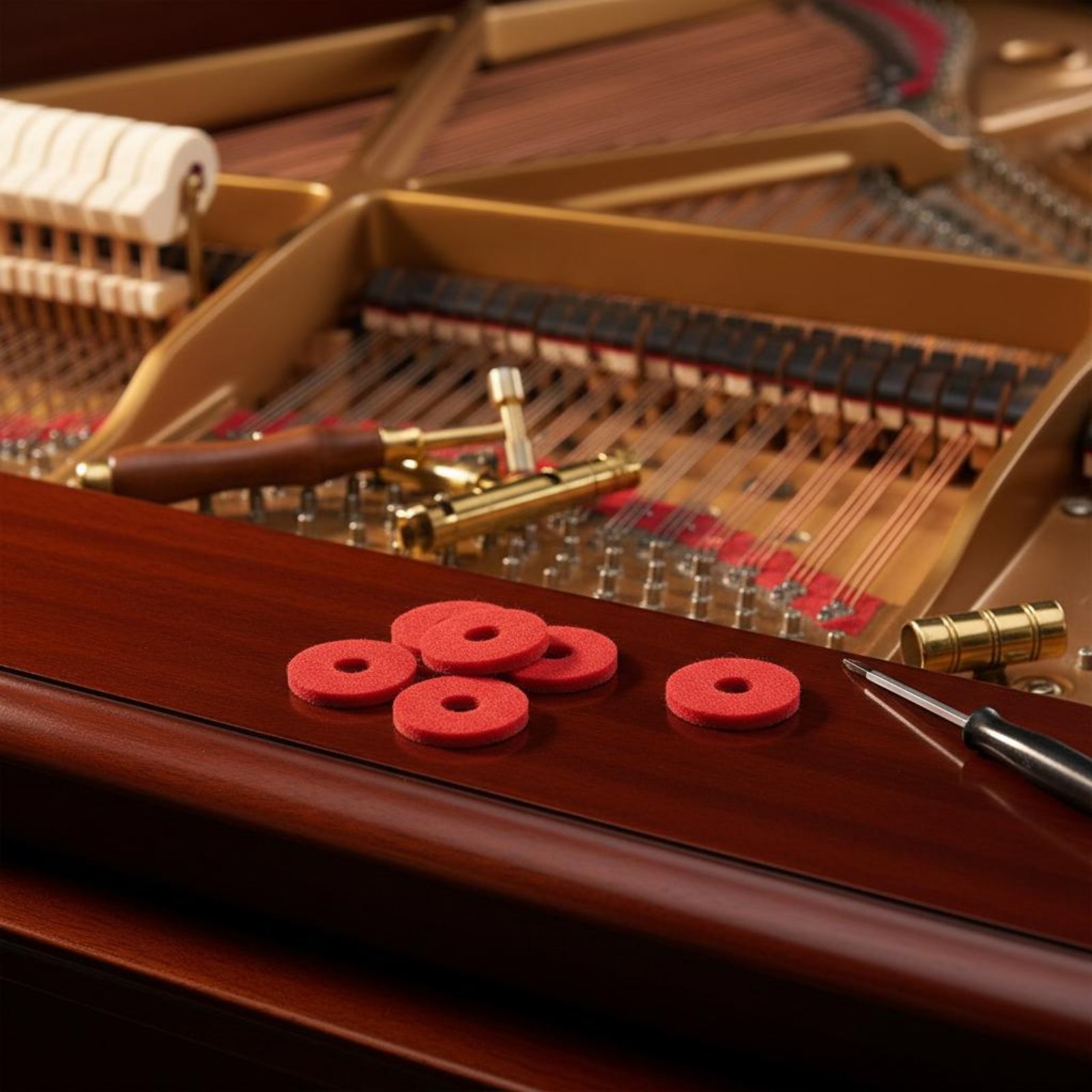 Red Piano Key Washer Small Rou - A Musical Instrument With Keys ulasan dan harga