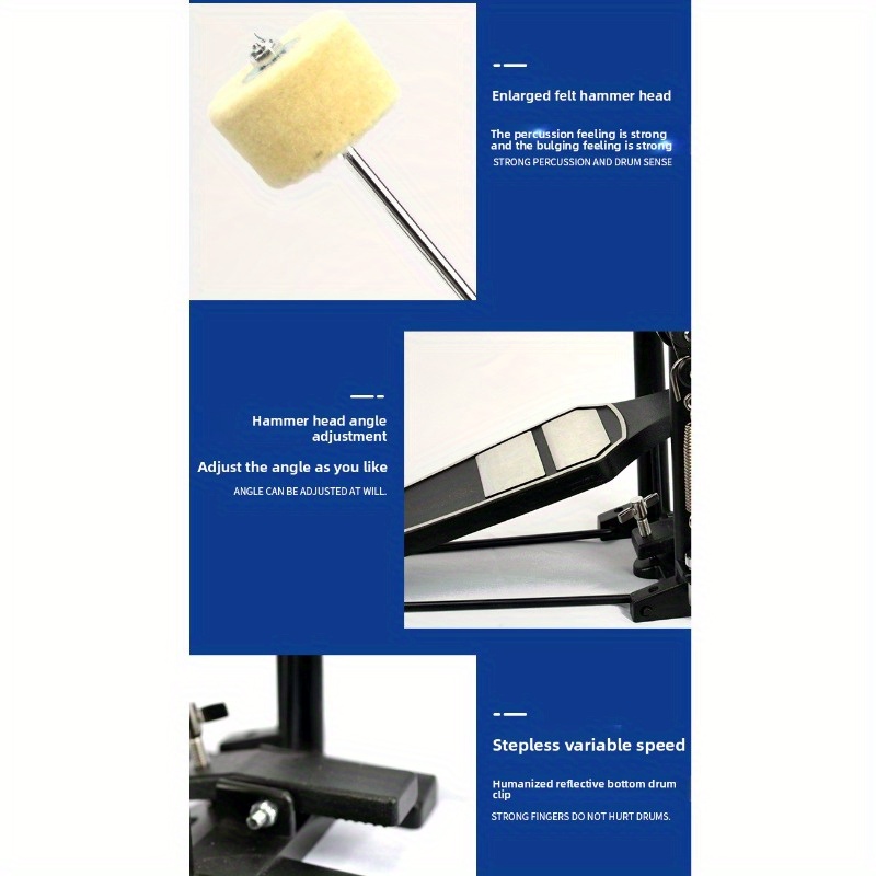 Single Pedal Drum Kit, Single  - Musical Instrument Kit ulasan dan harga