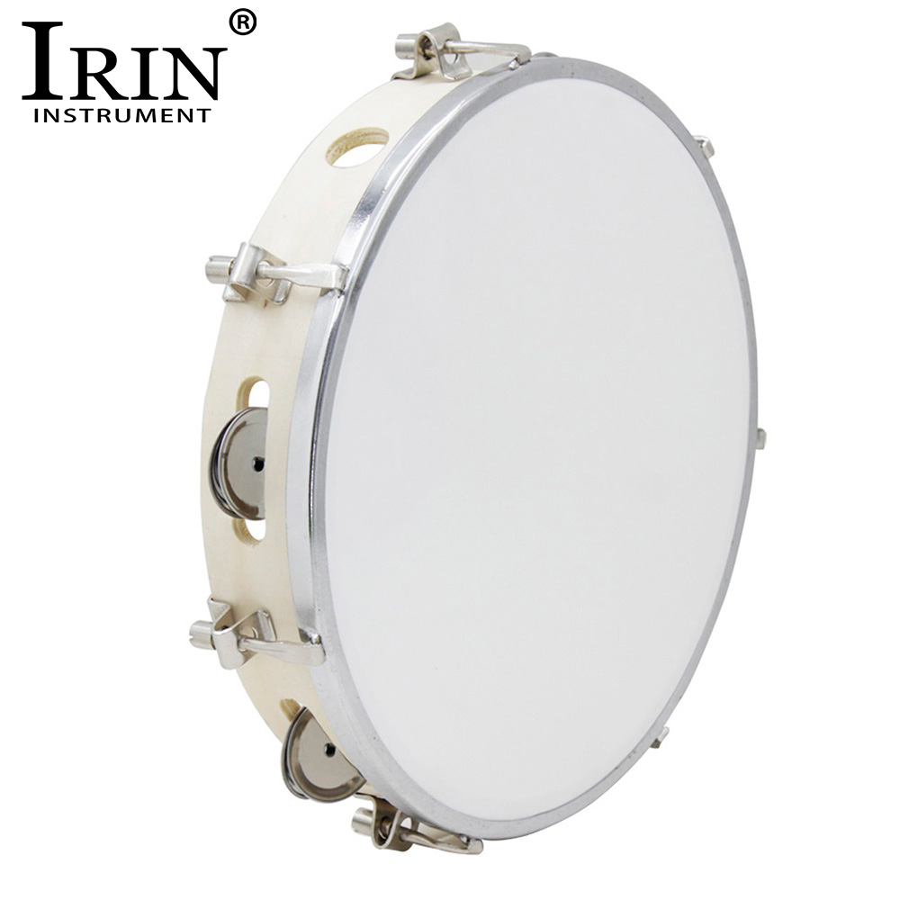 IRIN 10 Inch Tambourine Adjust - Tambourine Hand Drum ulasan dan harga