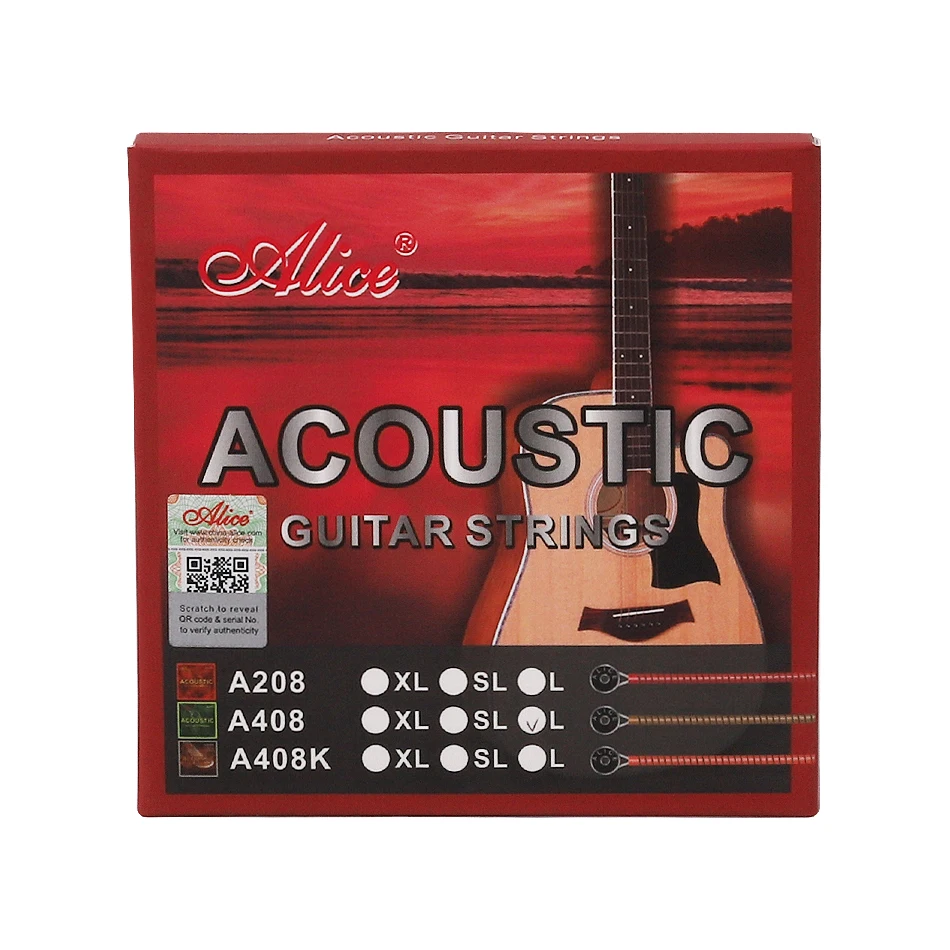 Alice A408  Full set Acoustic  - Musical Instrument Strings ulasan dan harga