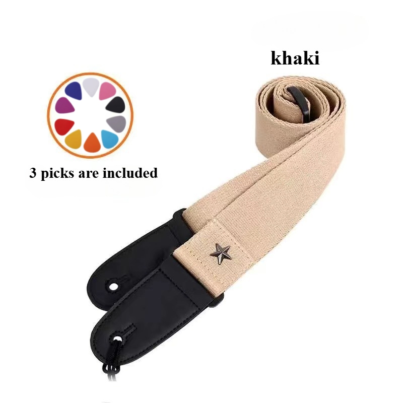 Embroidered Cross Guitar Strap - Musical Instrument Bass ulasan dan harga