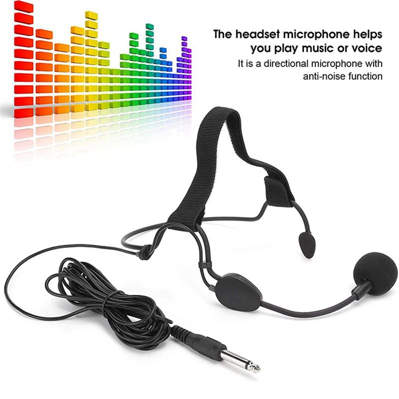 B68A 6.35MM Plug Dynamic Headb - Musical Instrument Amplifier ulasan dan harga