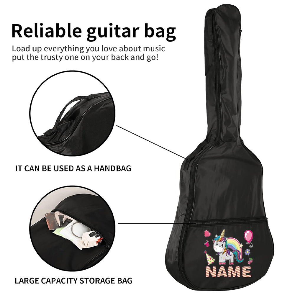 Customized Name Guitar Bag 36- - Musical Instrument With Names ulasan dan harga