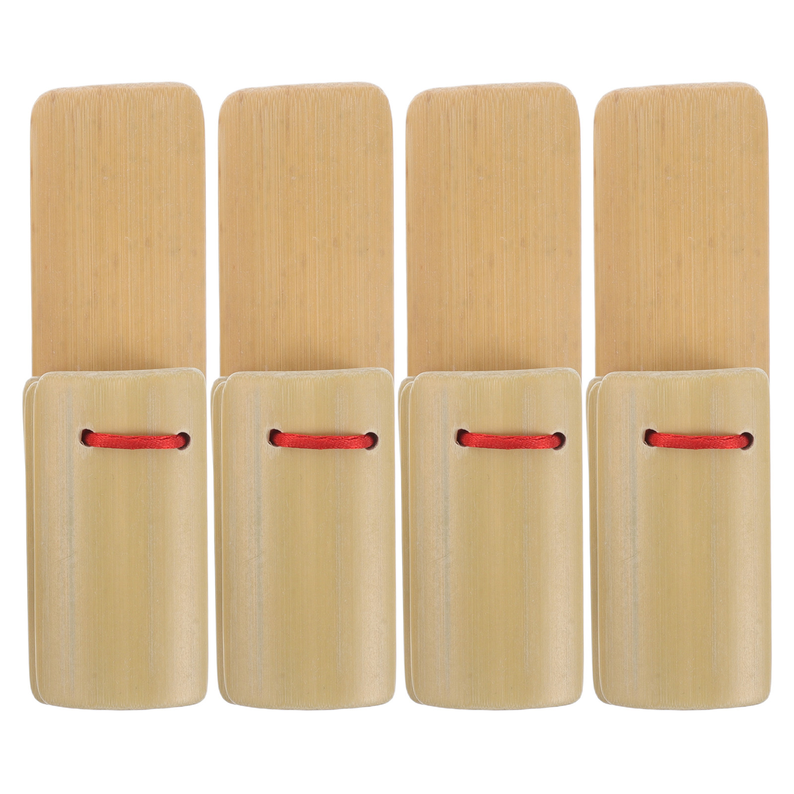 4Pcs Bamboo Clappers Kids Kuai - Musical Instrument Clapper ulasan dan harga