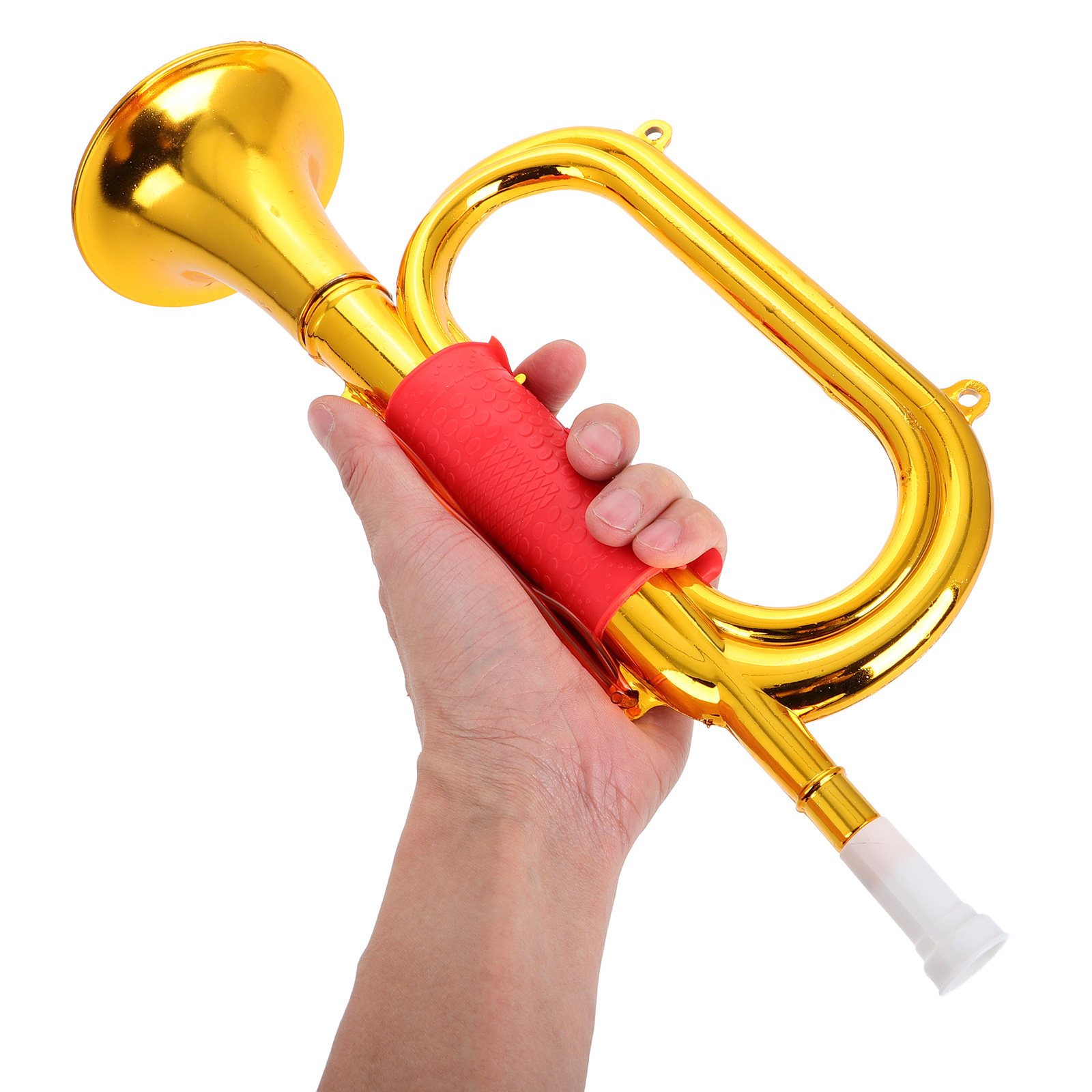 Golden Plastic Bugle for Child - Musical Instrument Bugle ulasan dan harga