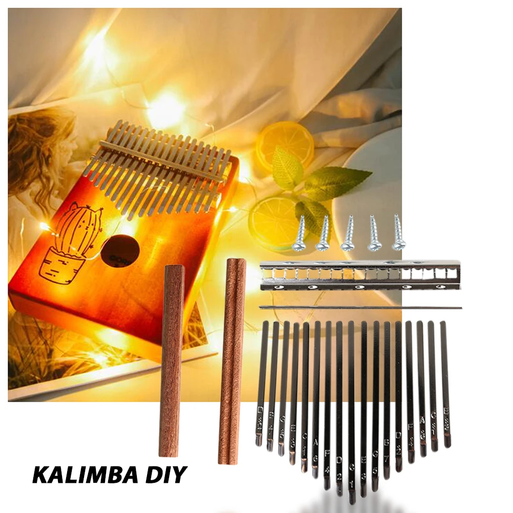 DIY 17 Tone Kalimba Keys Tines - A Musical Instrument With Keys ulasan dan harga