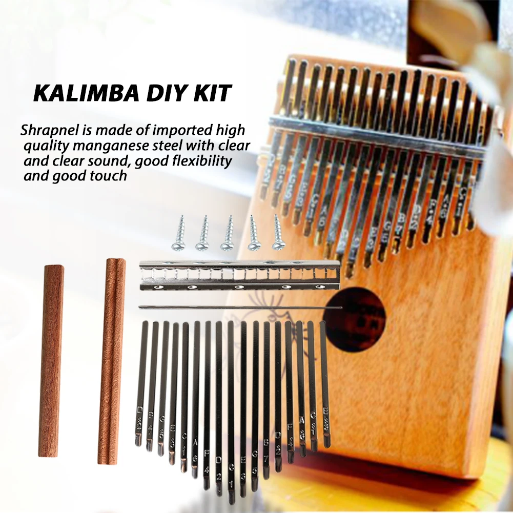 DIY 17 Tone Kalimba Keys Tines - A Musical Instrument With Keys ulasan dan harga