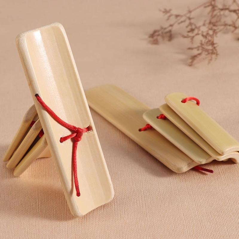 Children Small Bamboo Clapper  - Musical Instrument Clapper ulasan dan harga