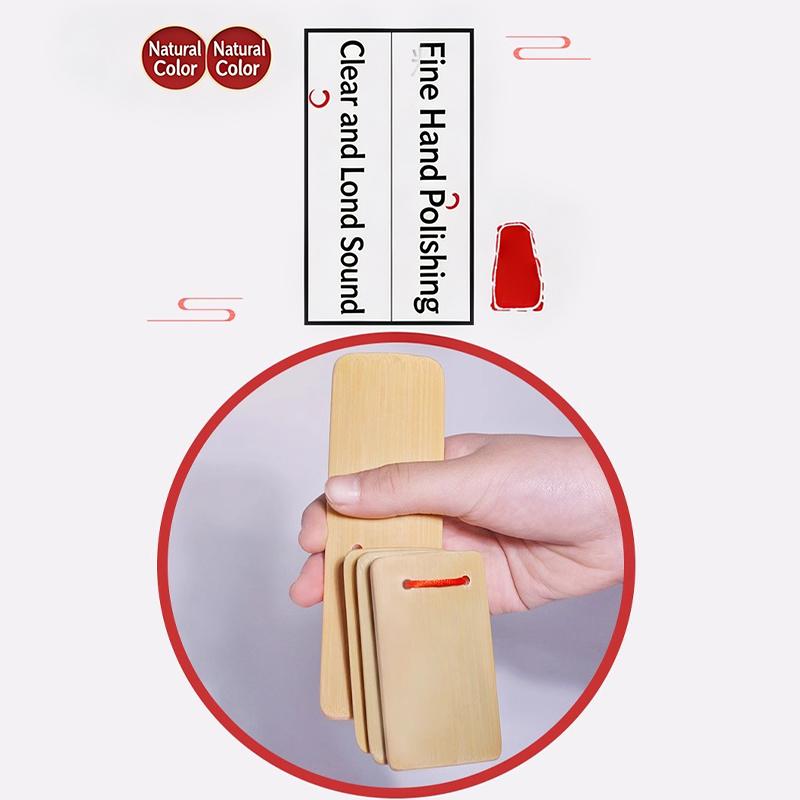 Children Small Bamboo Clapper  - Musical Instrument Clapper ulasan dan harga