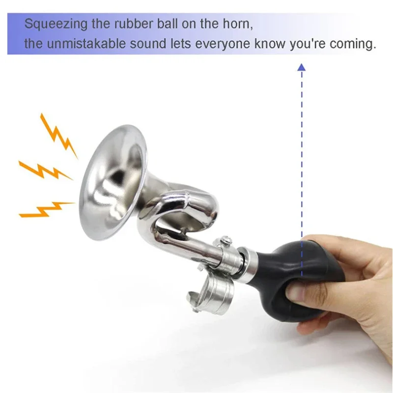 Retro Bicycle Snail Air Horn L - Musical Instrument Bugle ulasan dan harga
