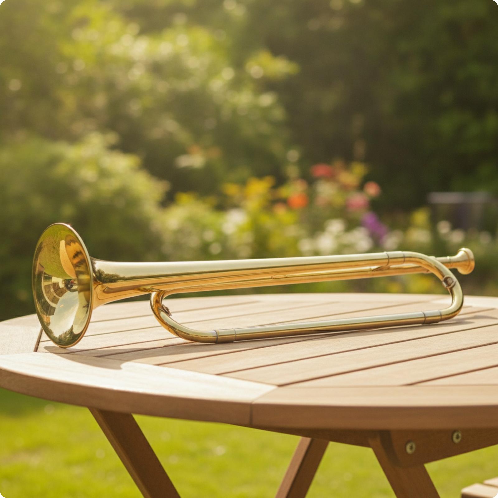 Classic Bugle Brass Horn Youth - Musical Instrument Bugle ulasan dan harga