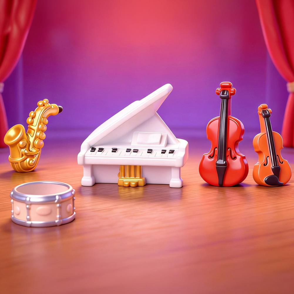 Piano Violin Saxophone Miniatu - Musical Instrument Oboe ulasan dan harga