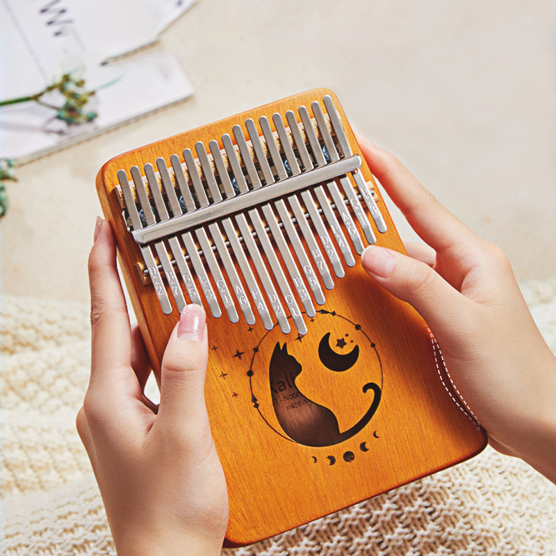 17 Keys Kalimba Gradient Color - A Musical Instrument With Keys ulasan dan harga