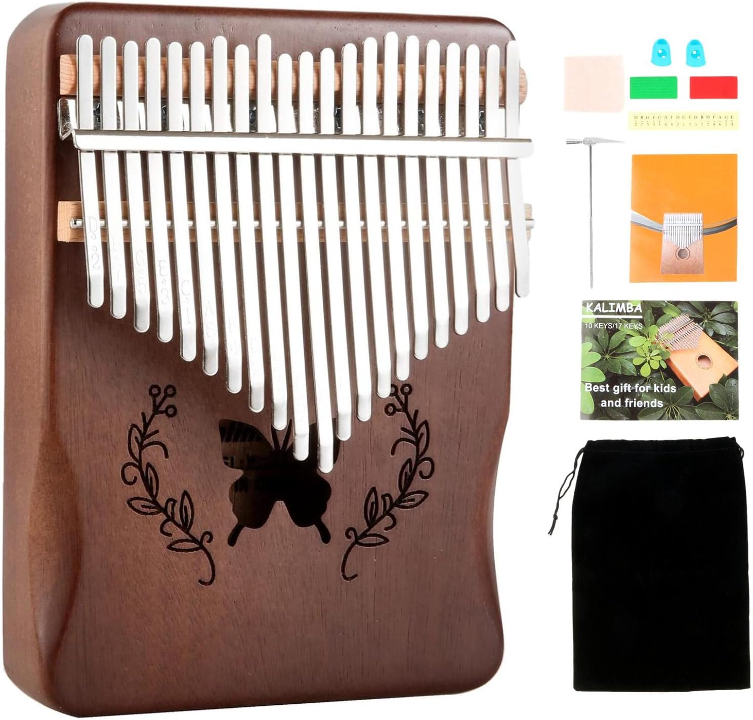 Kalimba 21 Keys Thumb Piano, N - A Musical Instrument With Keys ulasan dan harga