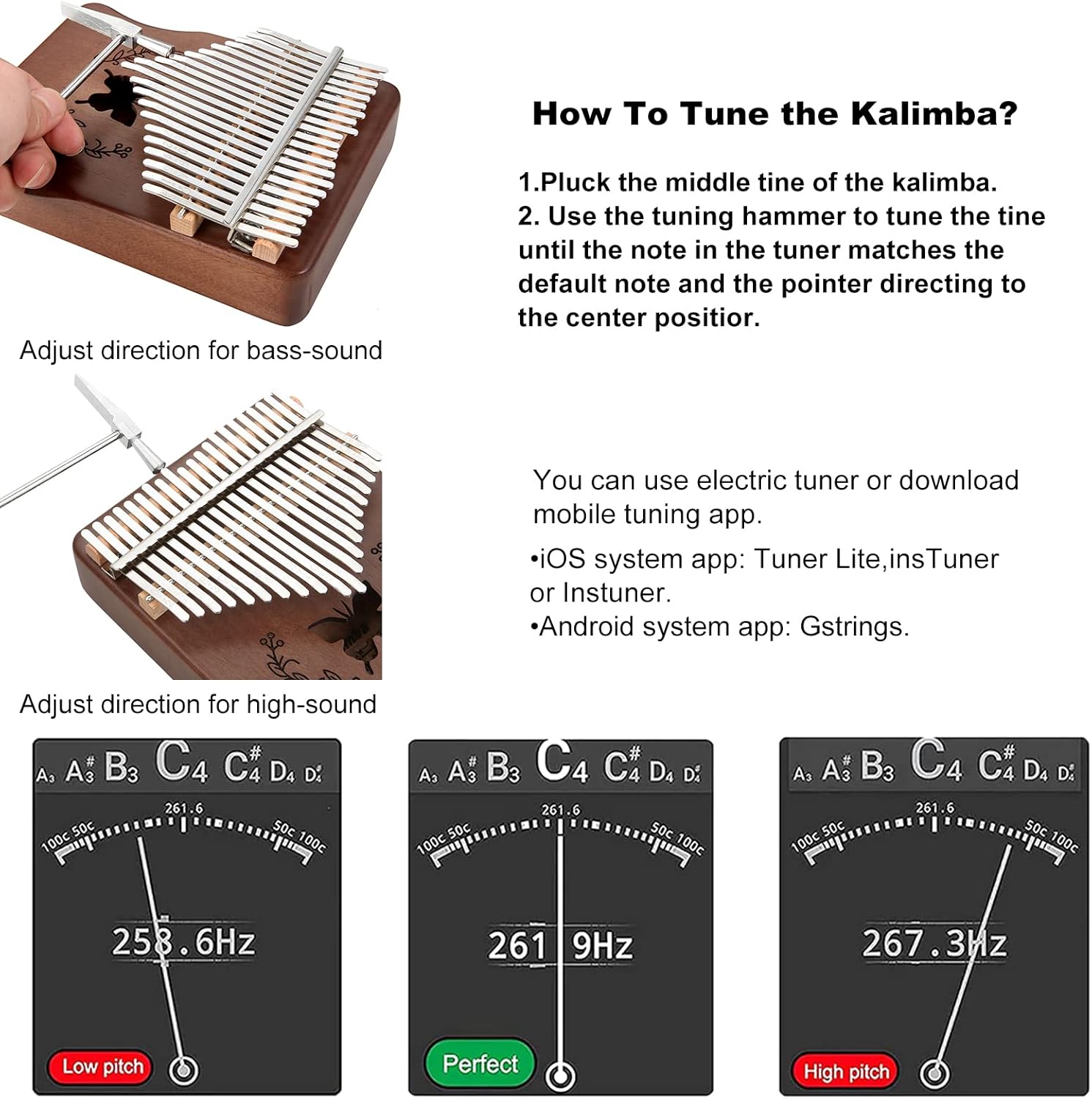 Kalimba 21 Keys Thumb Piano, N - A Musical Instrument With Keys ulasan dan harga