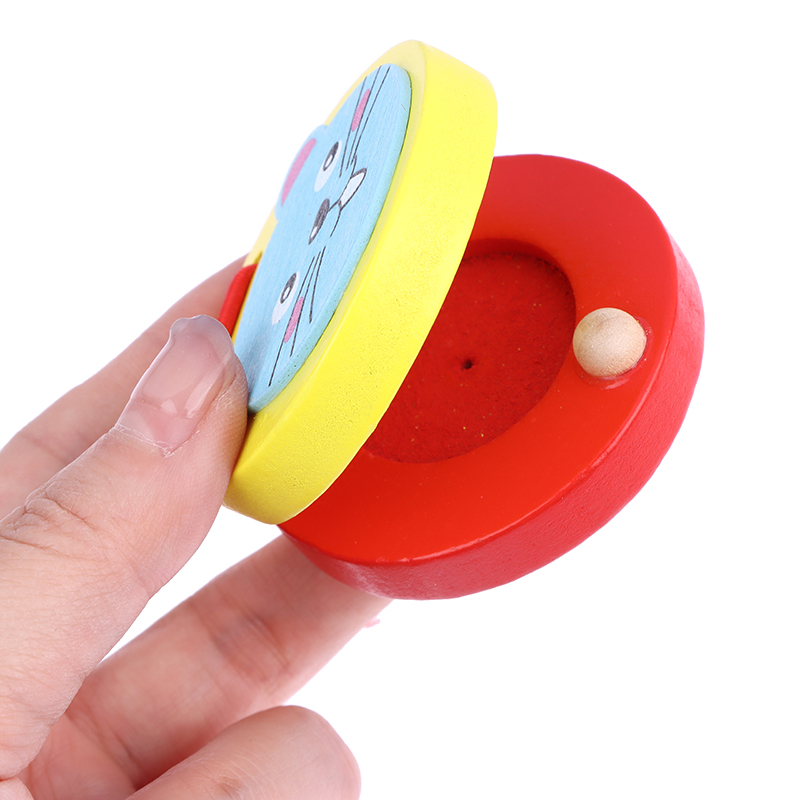 1Pc Kids Cartoon Wooden Crocod - Musical Instrument Clapper ulasan dan harga