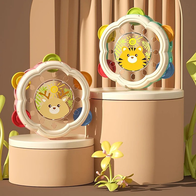 Hand Drum Toy For Baby Toddler - A Musical Instrument You Shake ulasan dan harga
