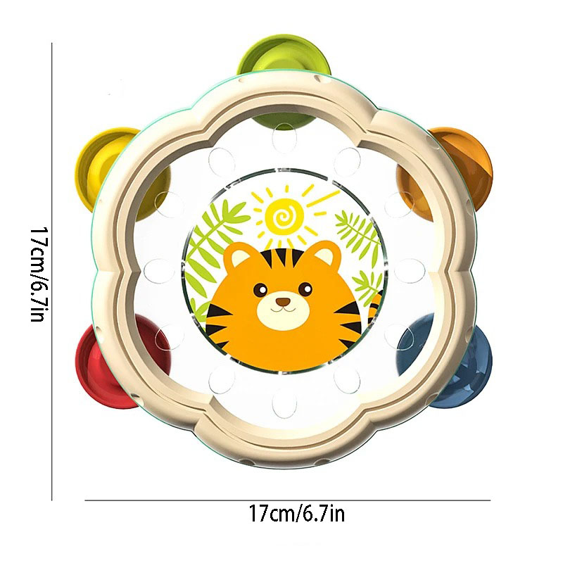 Hand Drum Toy For Baby Toddler - A Musical Instrument You Shake ulasan dan harga