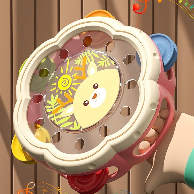 Hand Drum Toy For Baby Toddler - A Musical Instrument You Shake ulasan dan harga
