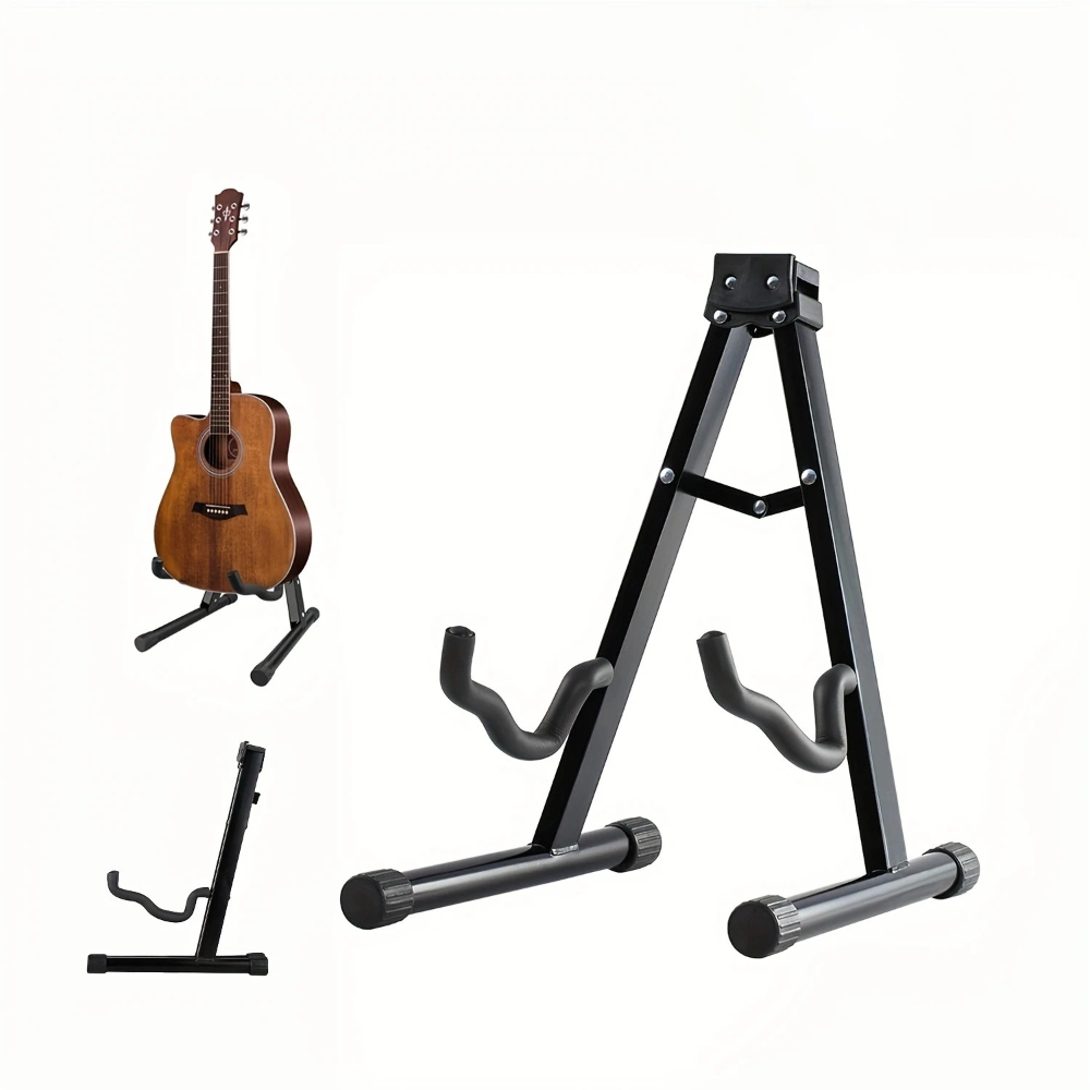 Portable Foldable Guitar Stand - Musical Instrument Strings ulasan dan harga