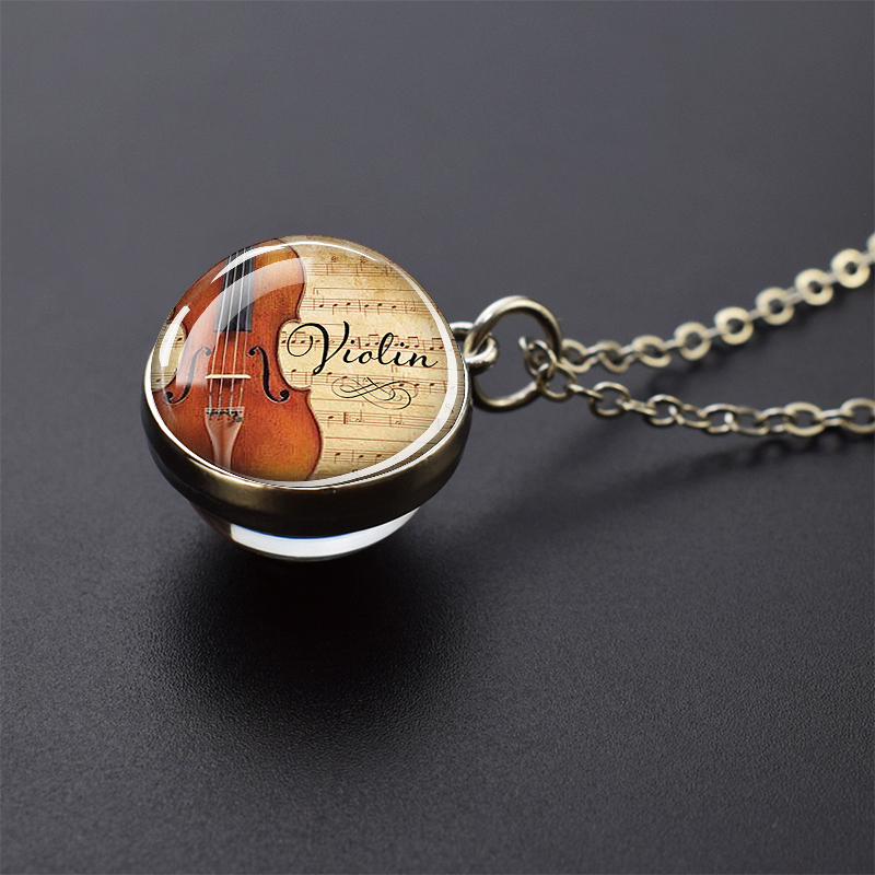 Musical Instrument Necklaces P - Musical Instrument Glass ulasan dan harga