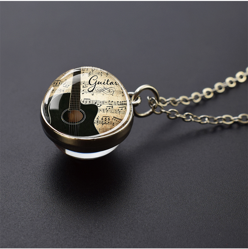 Musical Instrument Necklaces P - Musical Instrument Glass ulasan dan harga