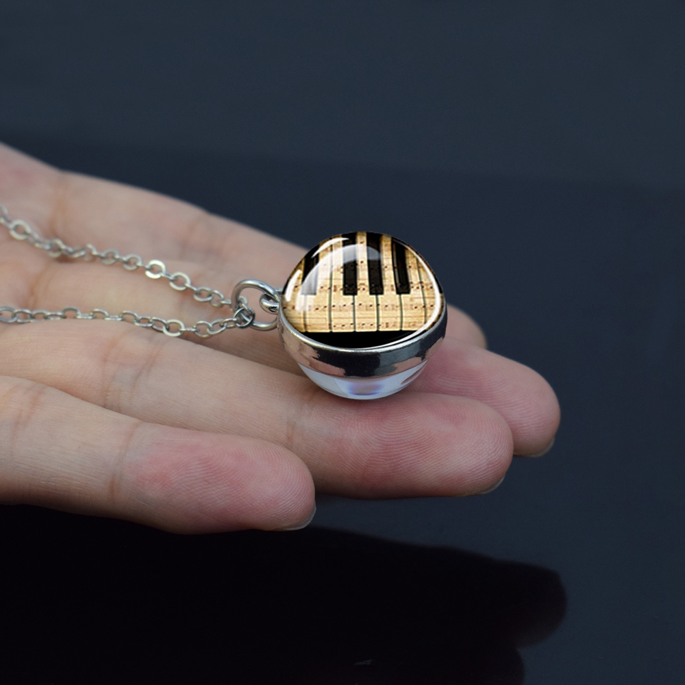Musical Instrument Necklaces P - Musical Instrument Glass ulasan dan harga