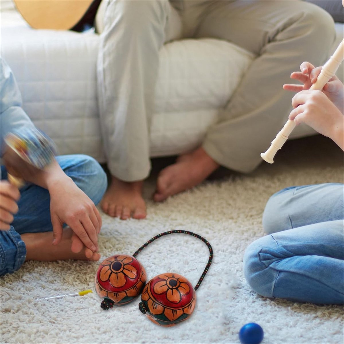 【HOT!TURE】Hand Drawn Maracas M - A Musical Instrument You Shake ulasan dan harga